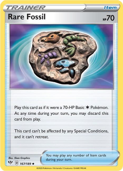 DAA 167/189 Rare Fossil U