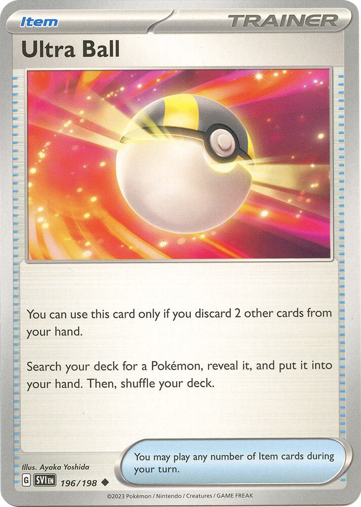 SV1 196/198 Ultra Ball U