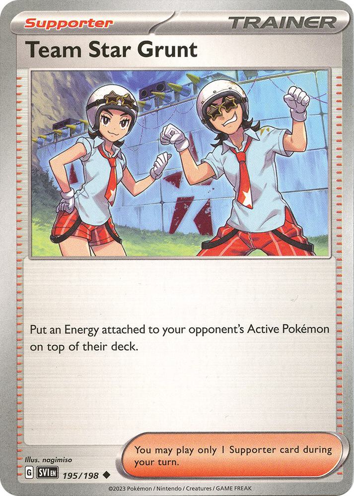 [Reverse Holo] SV1 195/198 Team Star Grunt U