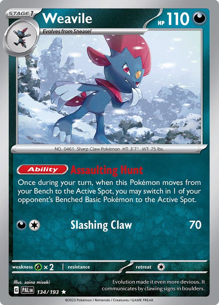 PAL 134/193 Weavile R