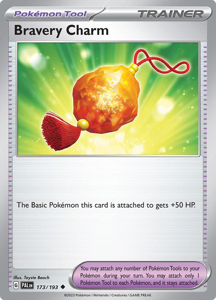 PAL 173/193 Bravery Charm U