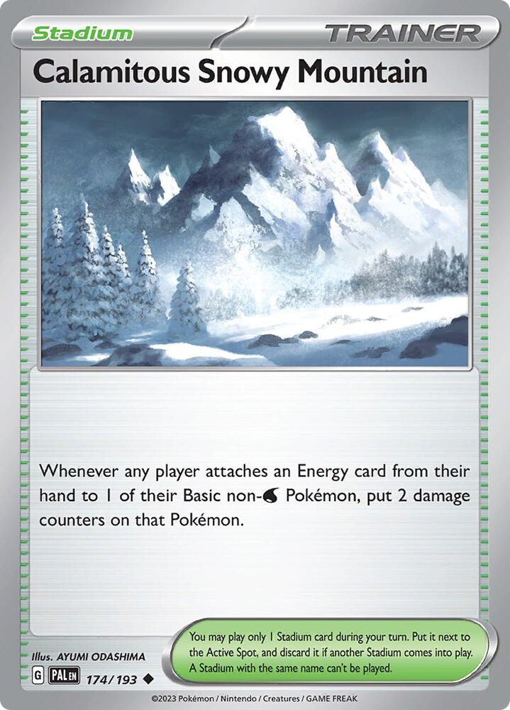 PAL 174/193 Calamitous Snowy Mountain U