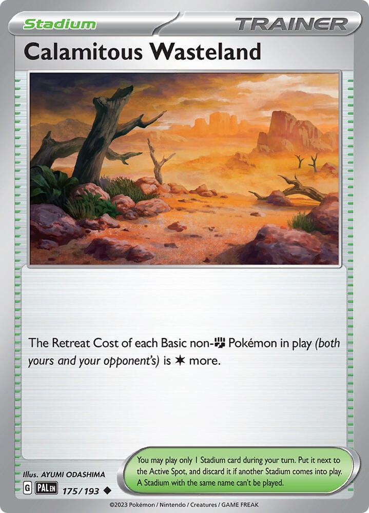 PAL 175/193 Calamitous Wasteland U