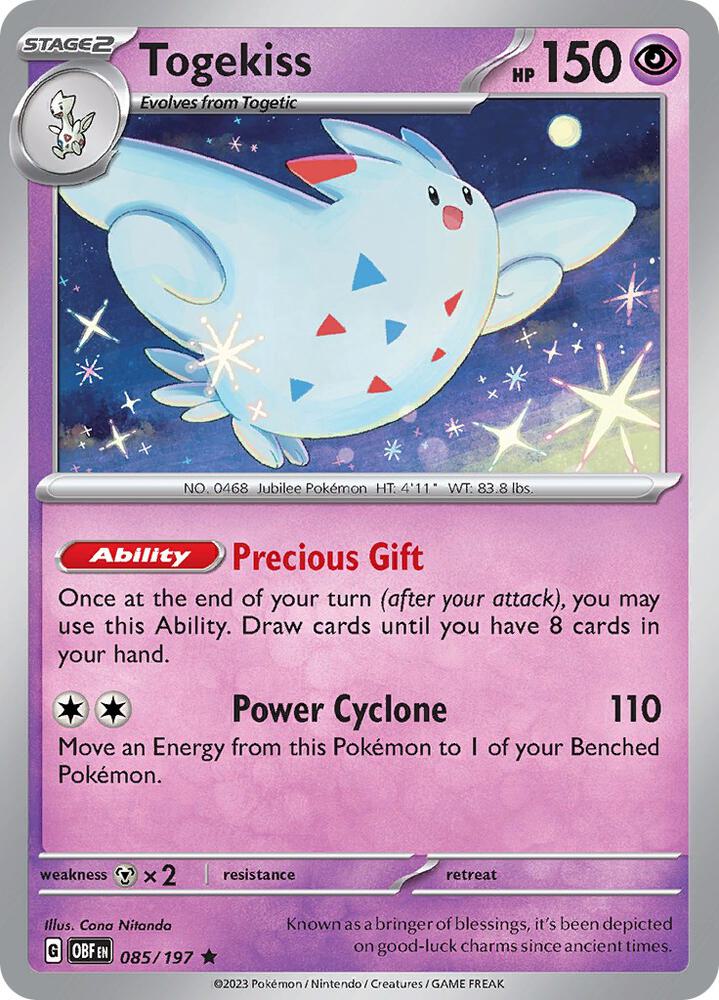 [Reverse Holo] OBF 085/197 Togekiss R