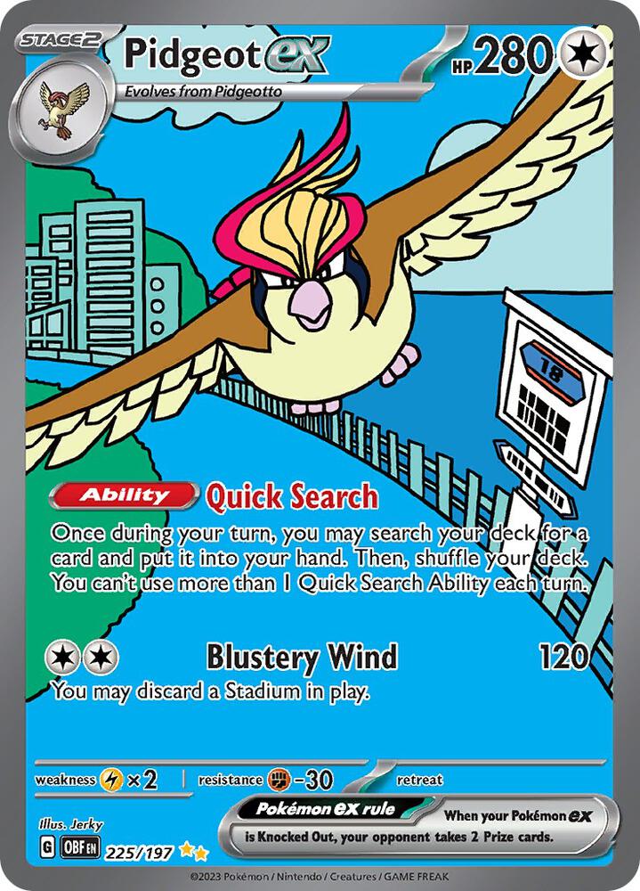 OBF 225/197 Pidgeot ex SIR