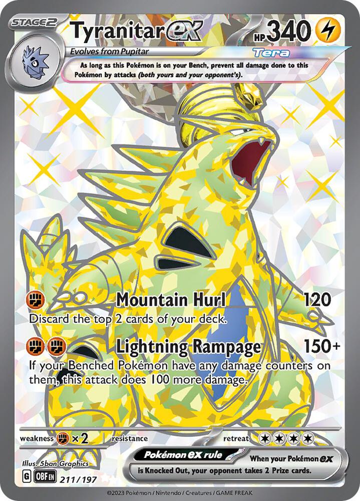 OBF 211/197 Tyranitar ex SR