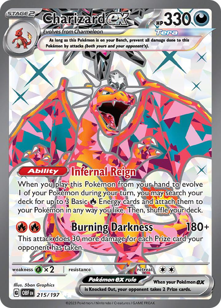 OBF 215/197 Charizard ex SR