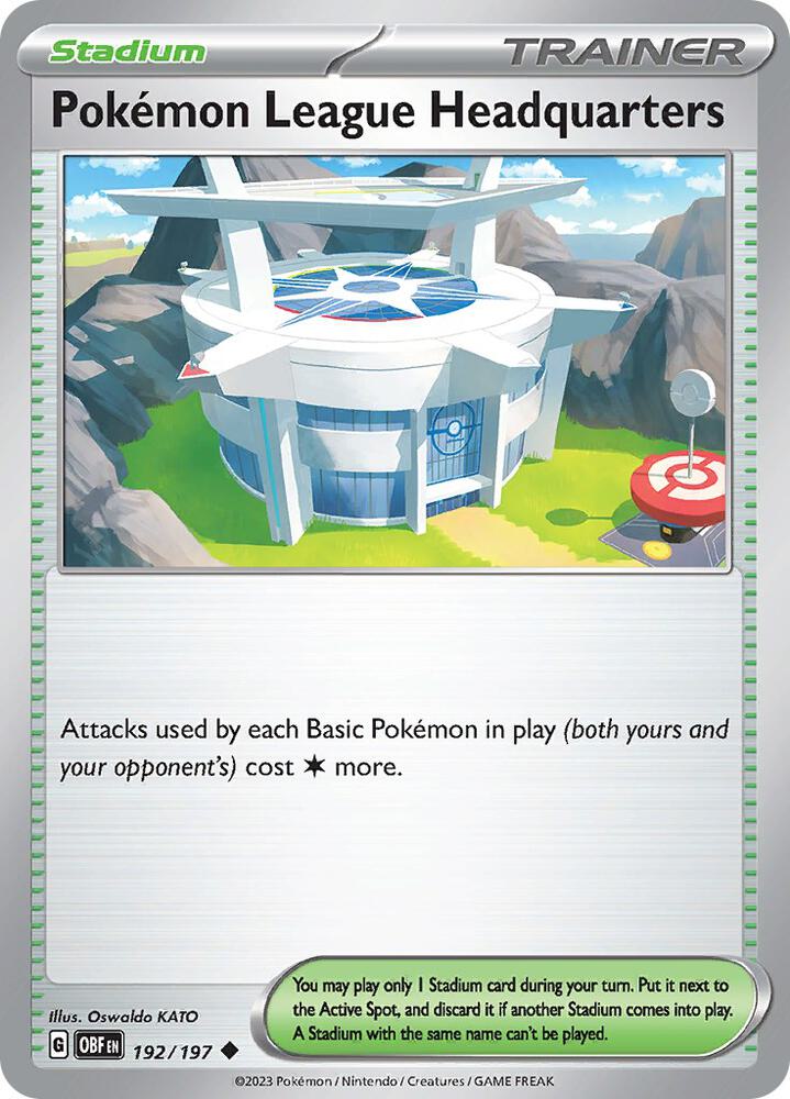 OBF 192/197 Pokemon League Headquarters U