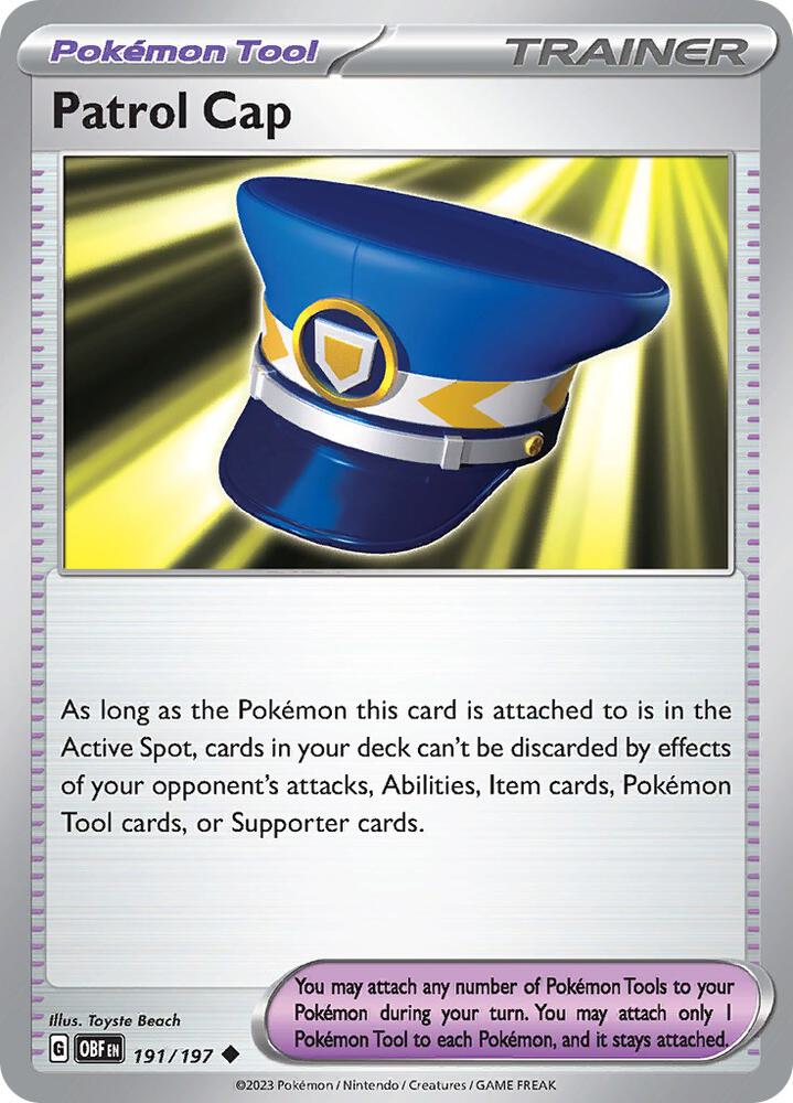 [Reverse Holo] OBF 191/197 Patrol Cap U