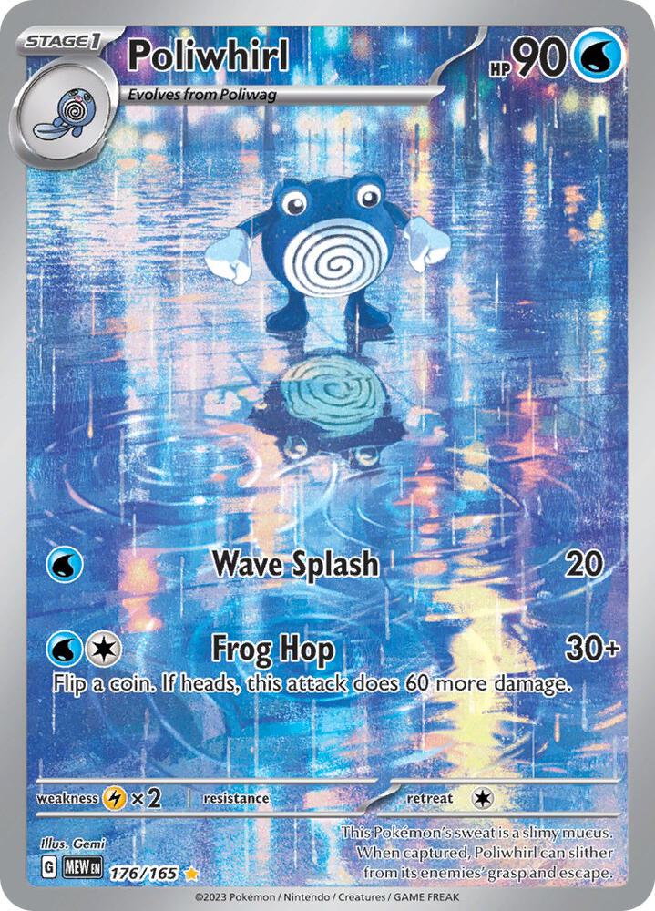 MEW 176/165 Poliwhirl IR