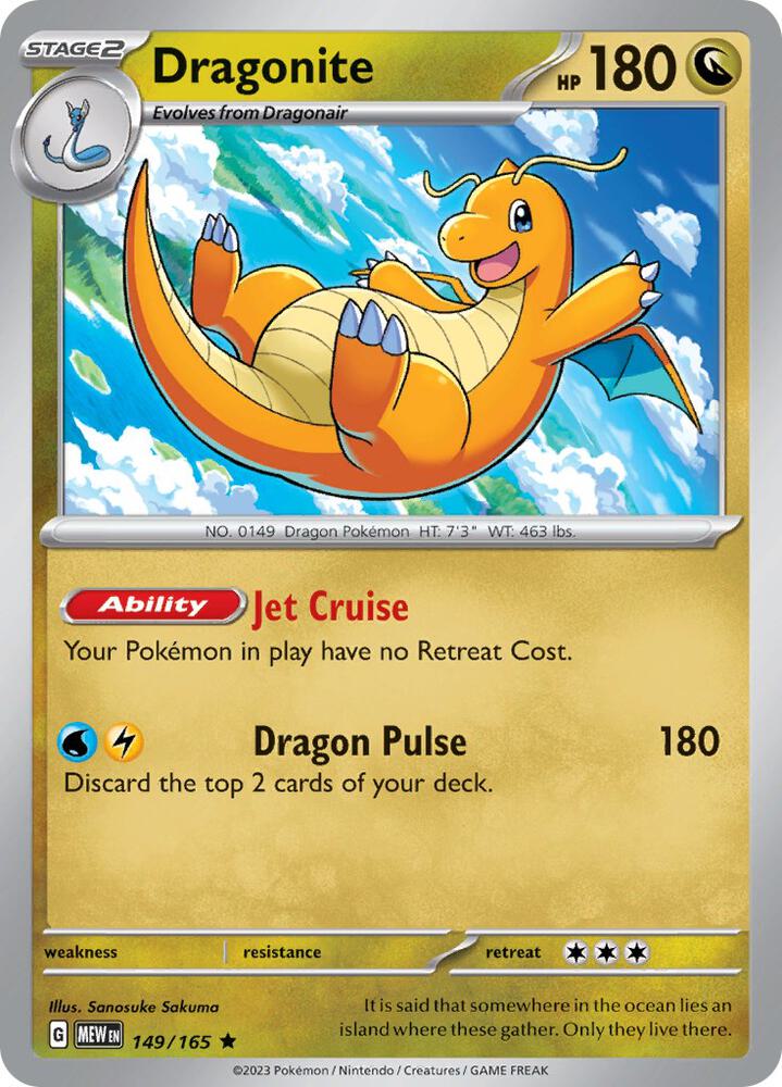 MEW 149/165 Dragonite R