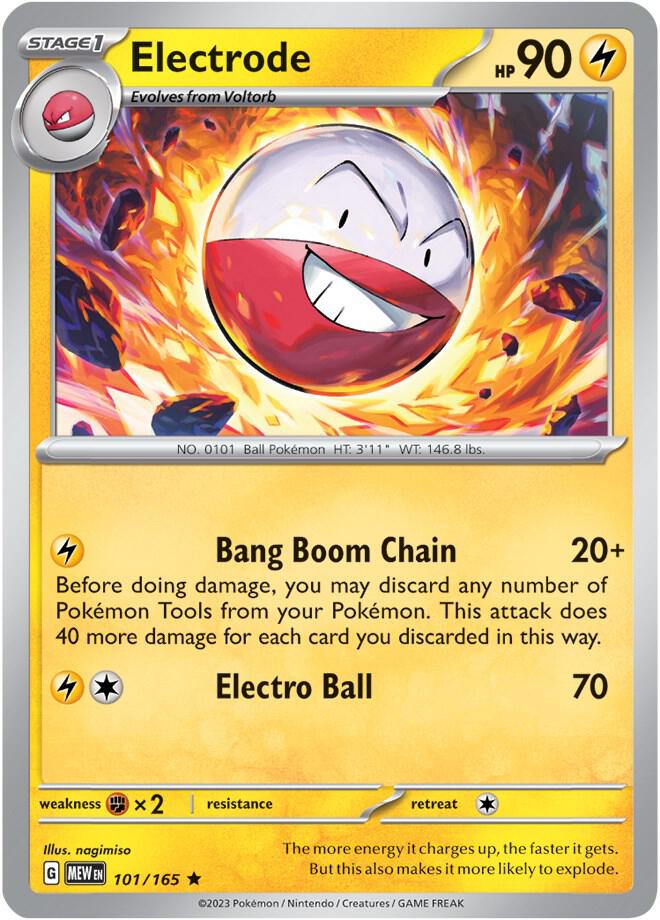 [Reverse Holo] MEW 101/165 Electrode R