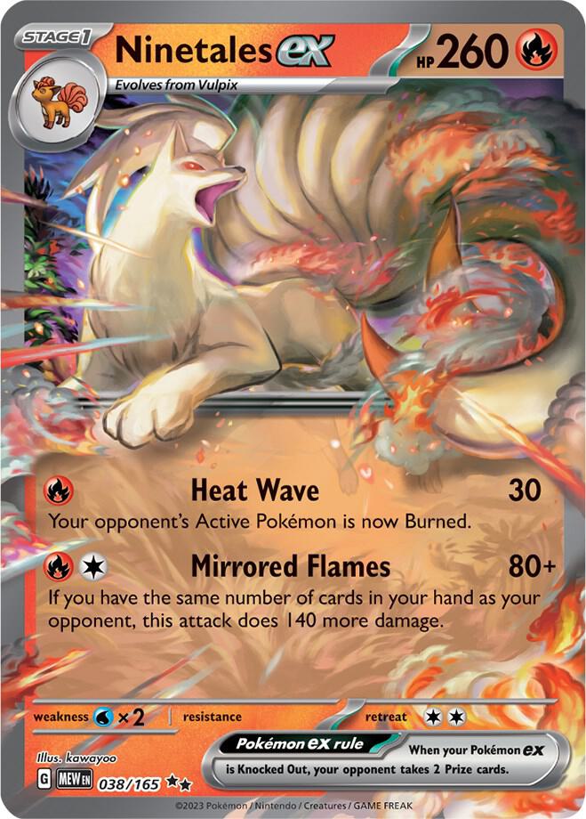 MEW 038/165 Ninetales ex RR