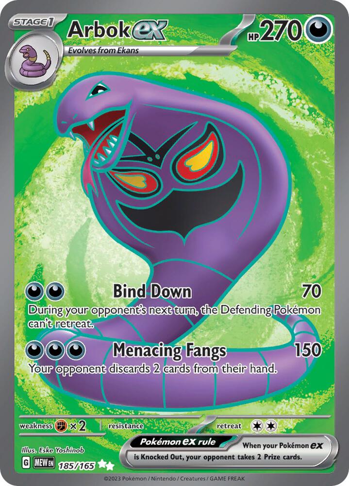 MEW 185/165 Arbok ex SR