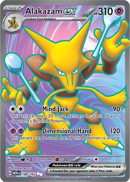 MEW 188/165 Alakazam ex SR