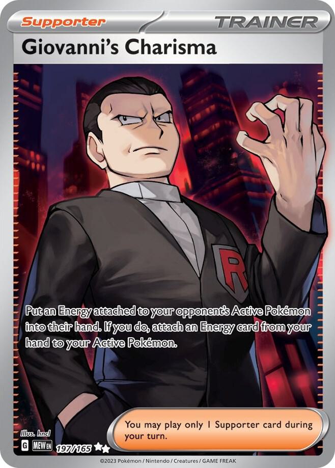MEW 197/165 Giovanni's Charisma SR