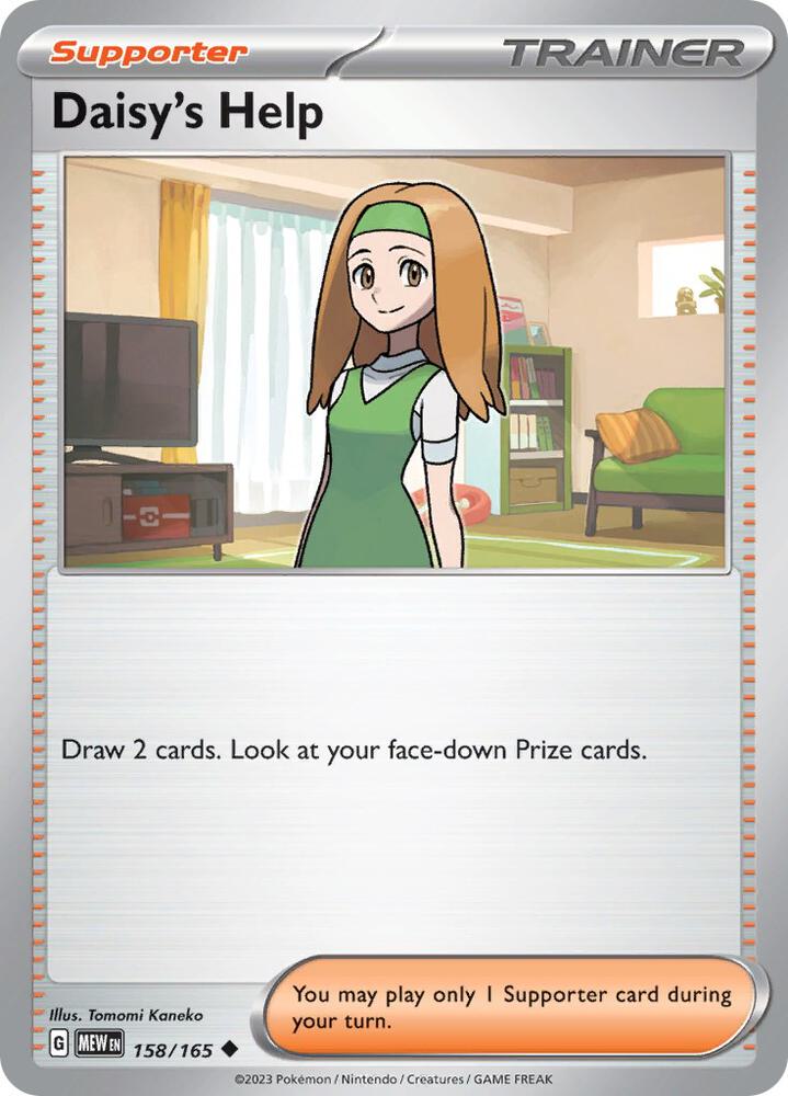 [Reverse Holo] MEW 158/165 Daisy's Help U