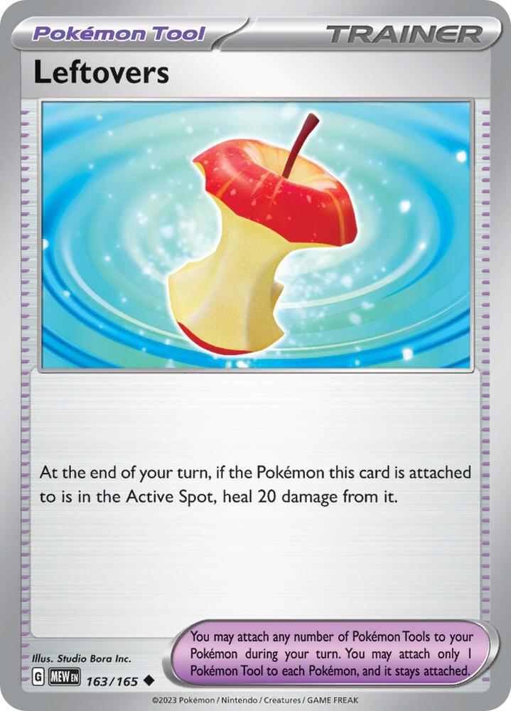 [Reverse Holo] MEW 163/165 Leftovers U