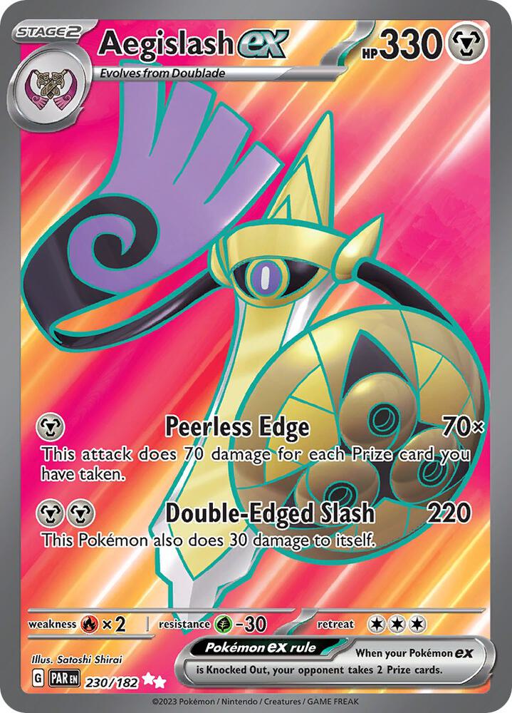 PAR 230/182 Aegislash ex SR
