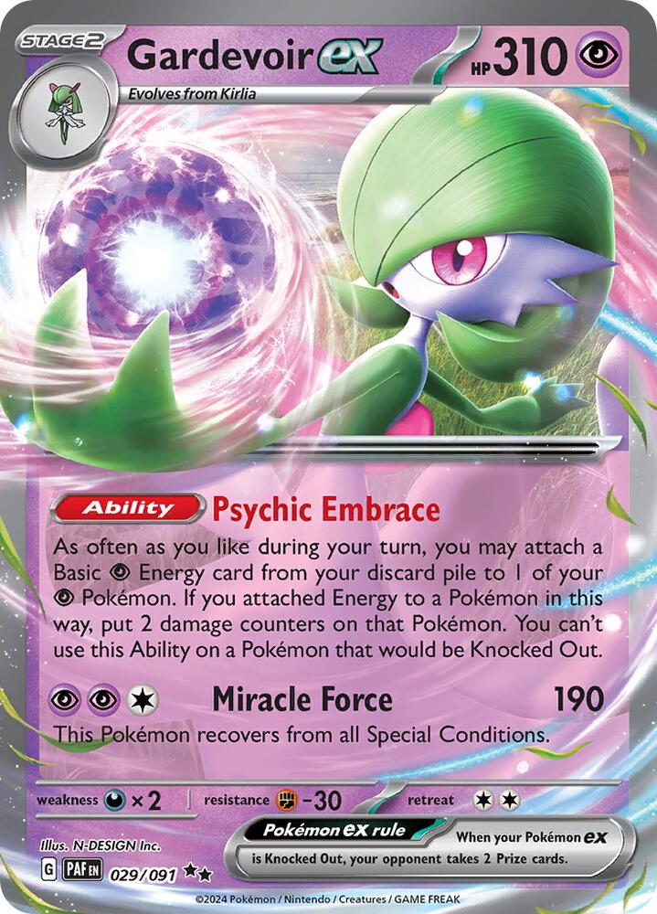 PAF 029/091 Gardevoir ex RR