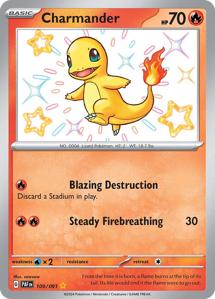 PAF 109/091 Charmander S