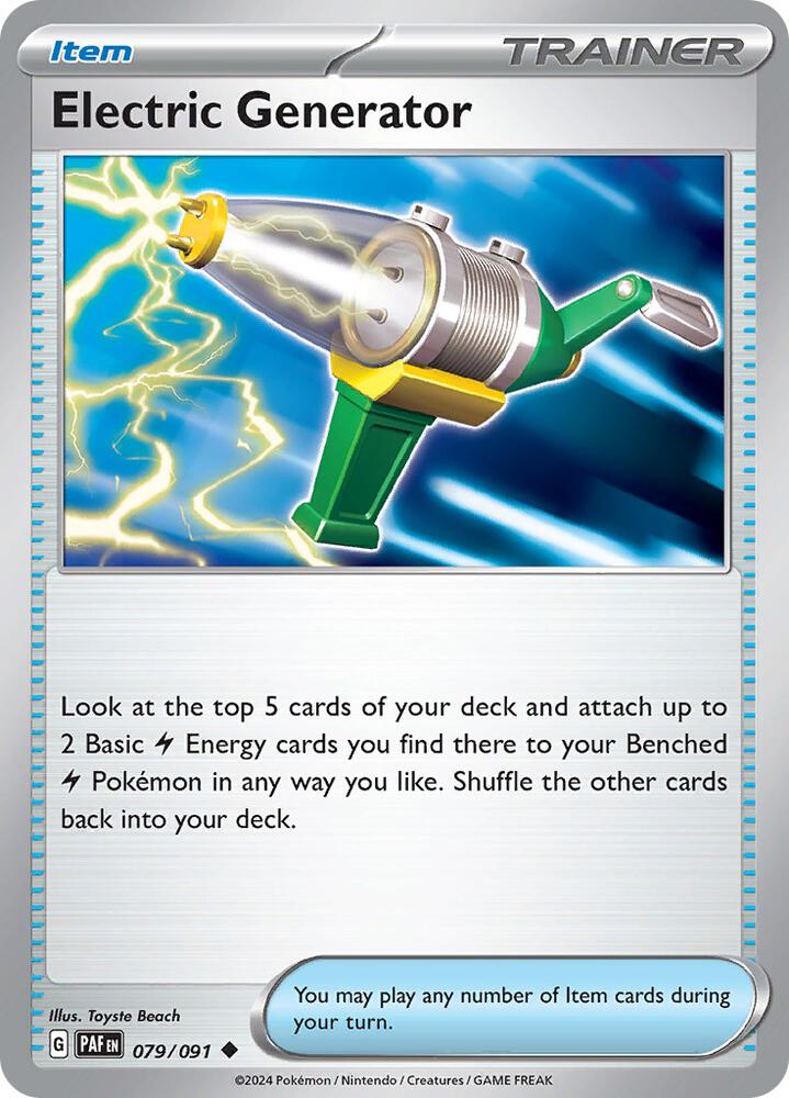 [Reverse Holo] PAF 079/091 Electric Generator U