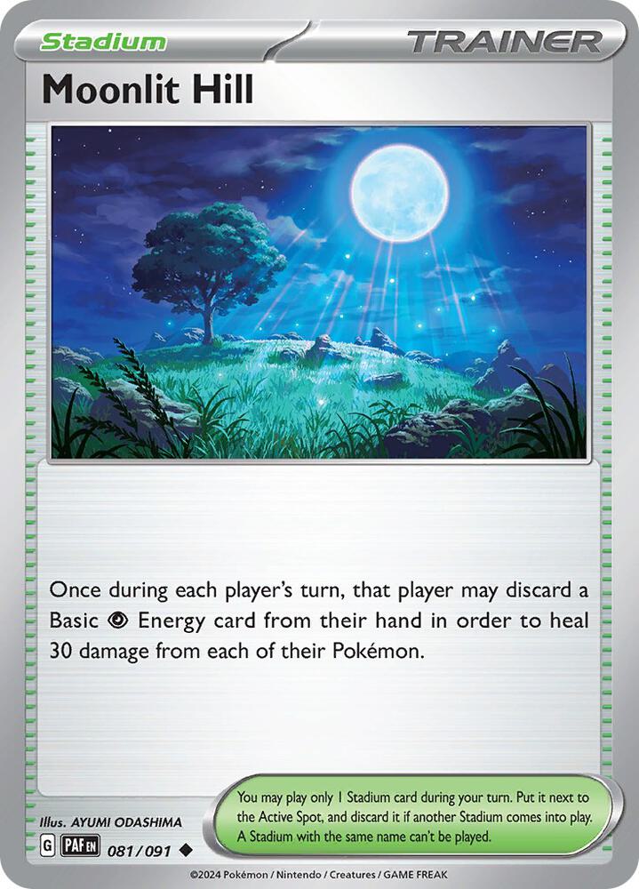 [Reverse Holo] PAF 081/091 Moonlit Hill U