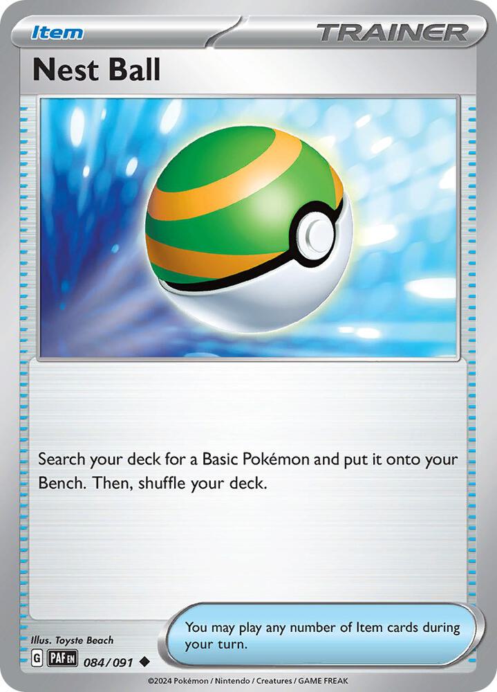 [Reverse Holo] PAF 084/091 Nest Ball U