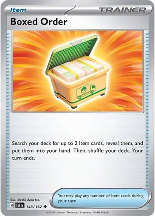 [Reverse Holo] TEF 143/162 Boxed Order U