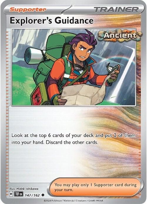 [Reverse Holo] TEF 147/162 Explorer's Guidance U