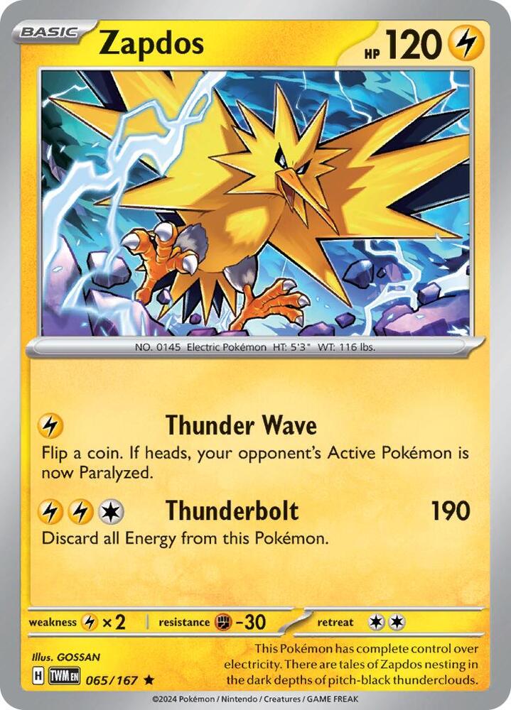 TWM 065/167 Zapdos R