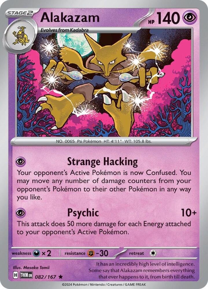 [Reverse Holo] TWM 082/167 Alakazam R