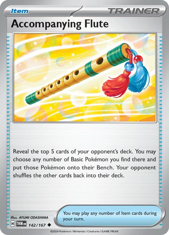 [Reverse Holo] TWM 142/167 Accompanying Flute U