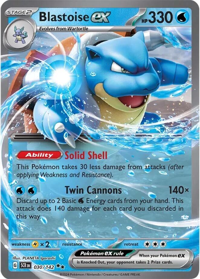 SCR 030/142 Blastoise ex RR