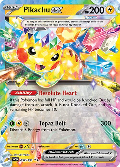 SSP 057/191 Pikachu ex RR