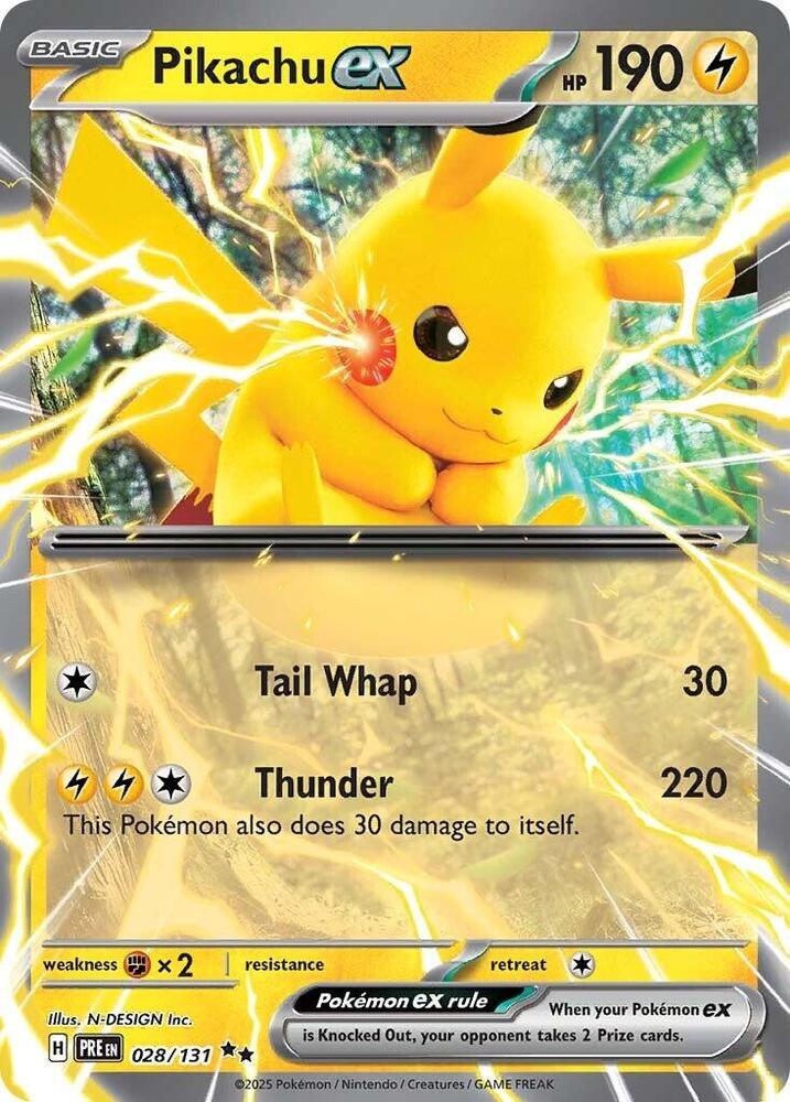 PRE 028/131 Pikachu ex RR
