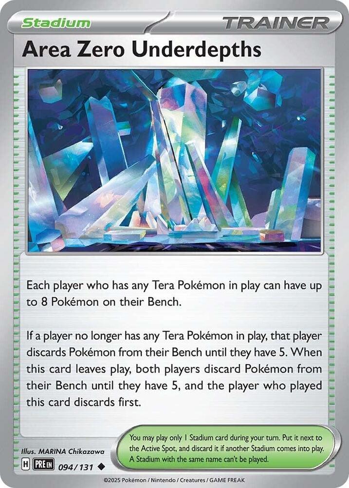 PRE 094/131 Area Zero Underdepths U