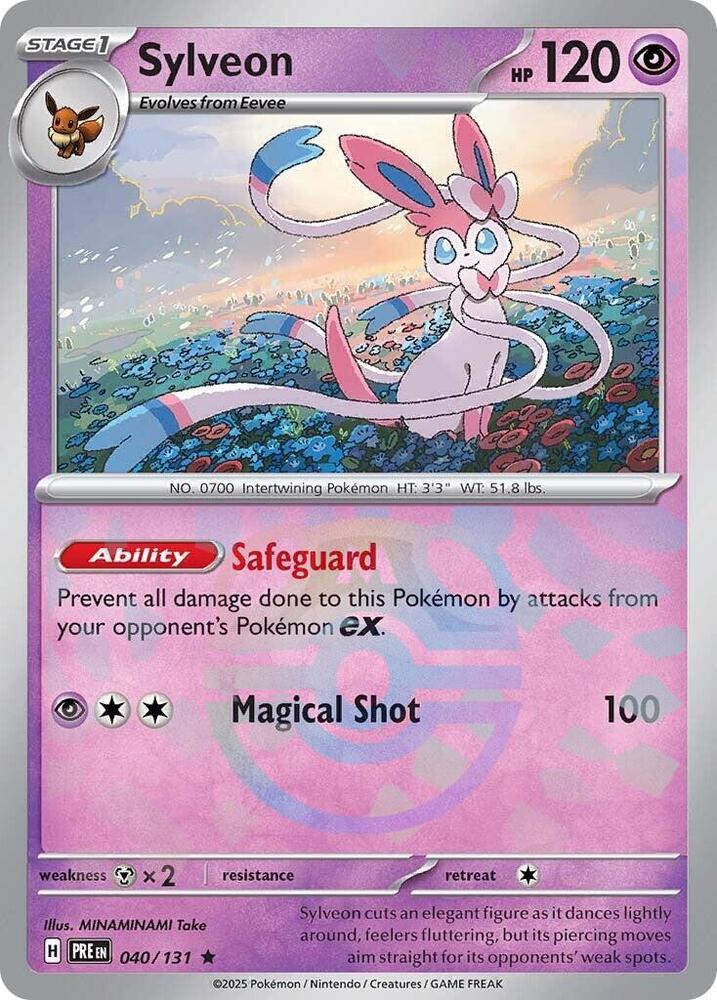 [Reverse Holo - Master Ball] PRE 040/131 Sylveon R