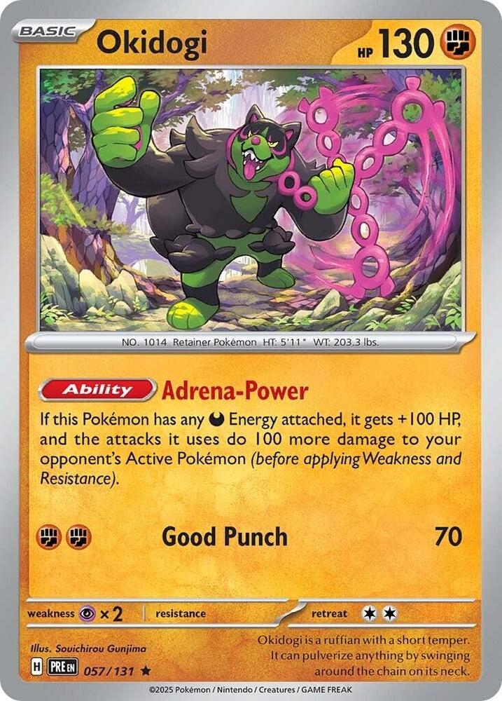 [Reverse Holo] PRE 057/131 Okidogi R