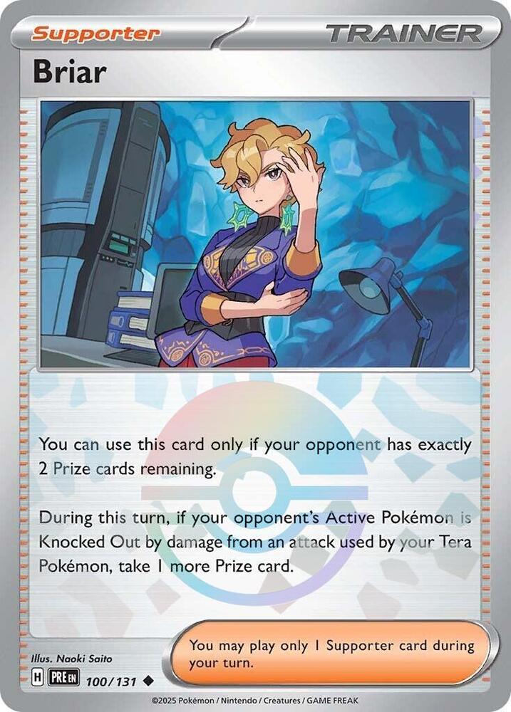 [Reverse Holo - Poke Ball] PRE 100/131 Briar U