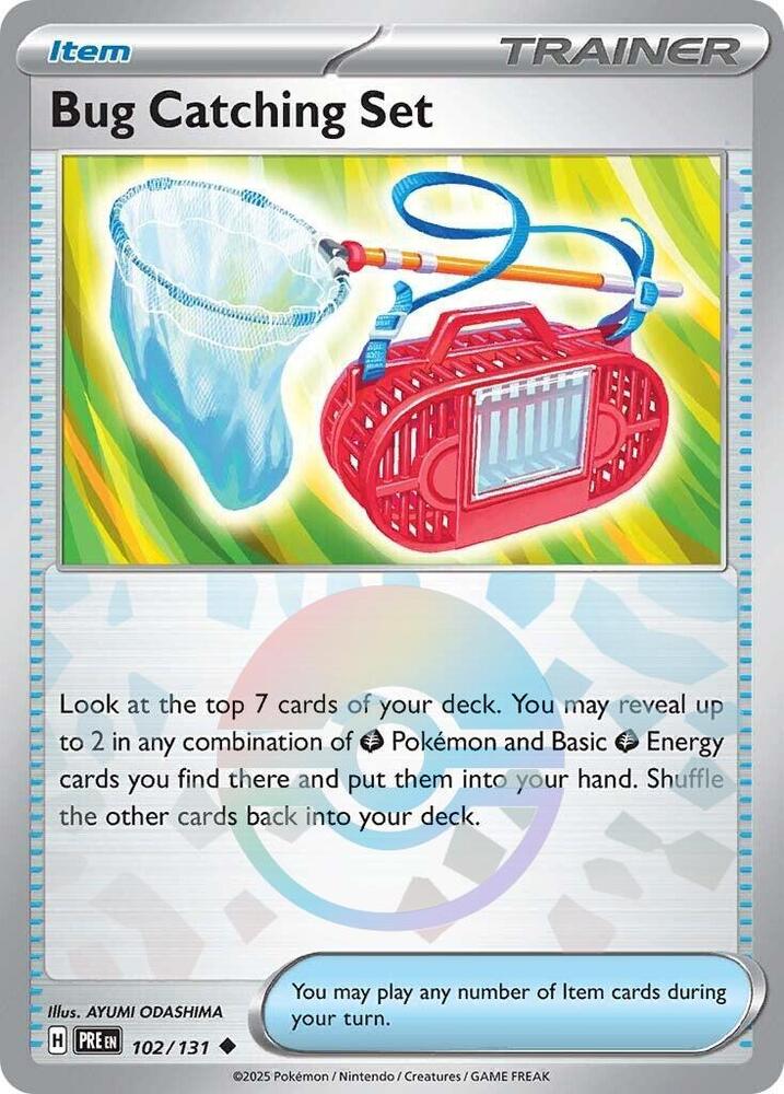 [Reverse Holo - Poke Ball] PRE 102/131 Bug Catching Set U