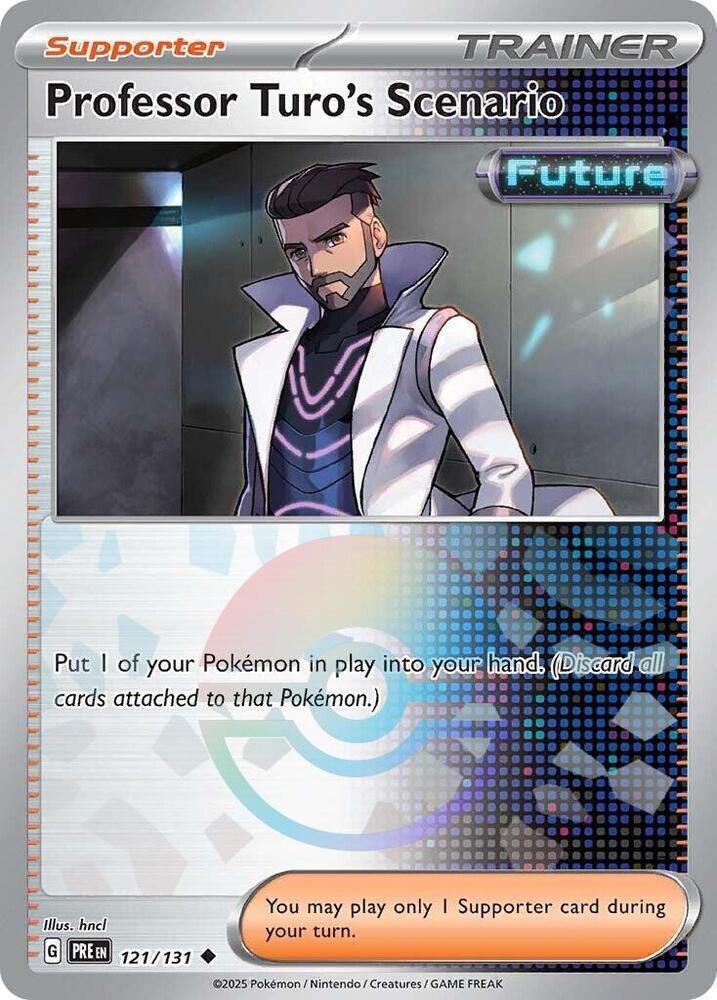 [Reverse Holo - Poke Ball] PRE 121/131 Professor Turo's Scenario U