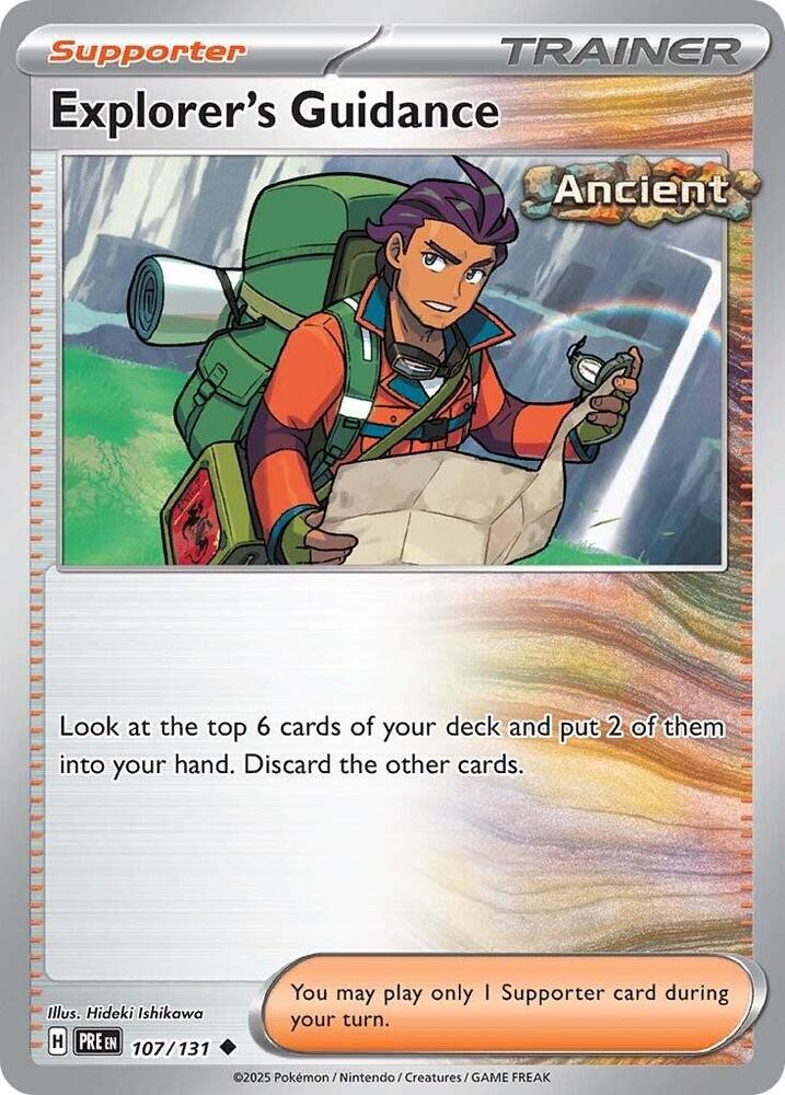 [Reverse Holo] PRE 107/131 Explorer's Guidance U