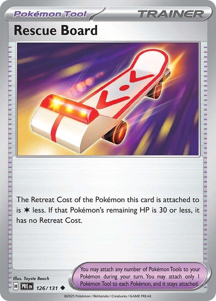[Reverse Holo] PRE 126/131 Rescue Board U
