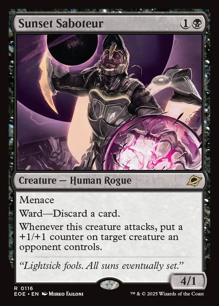 EOE 116 Sunset Saboteur R