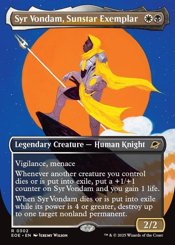 EOE 302 Syr Vondam, Sunstar Exemplar (0302 - Borderless) R