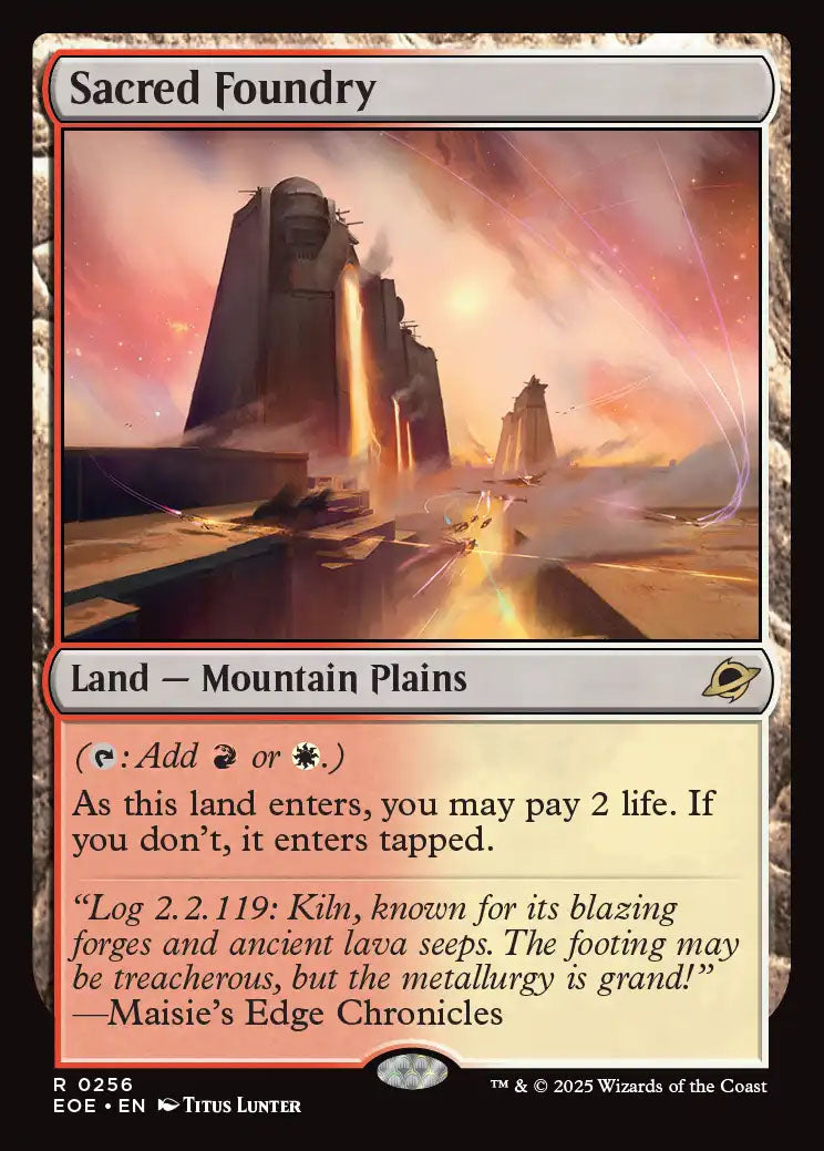 [Foil] EOE 256 Sacred Foundry R