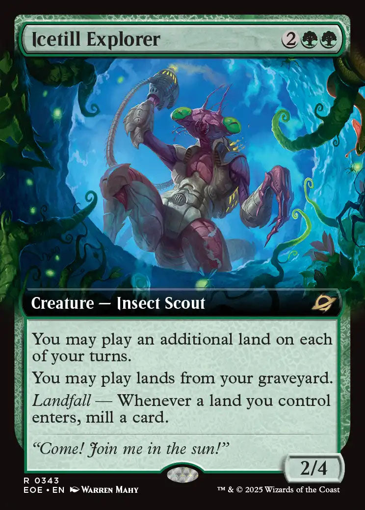 [Foil] EOE 343 Icetill Explorer (0343 - Extended Art) R