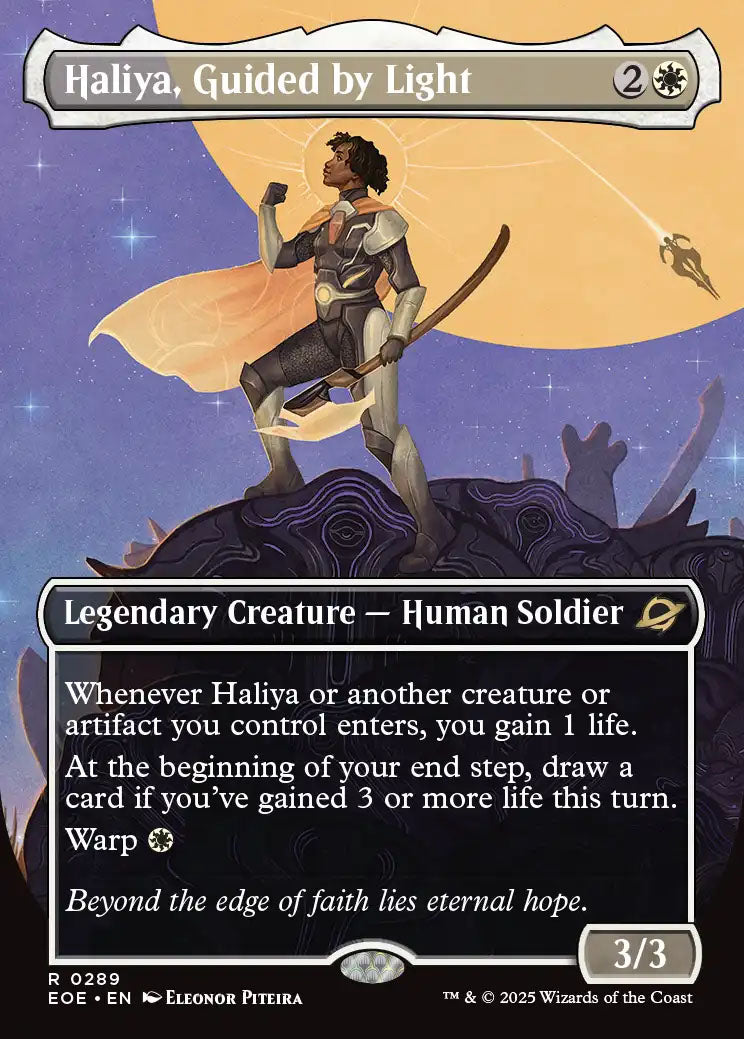 [Foil] EOE 289 Haliya, Guided by Light (0289 - Borderless) R