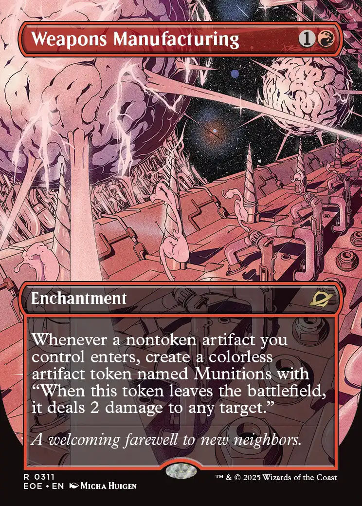 [Foil] EOE 311 Weapons Manufacturing (0311 - Borderless) R